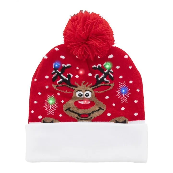 Christmas LED winter hat reindeer - AP800175 (ANDA#A)